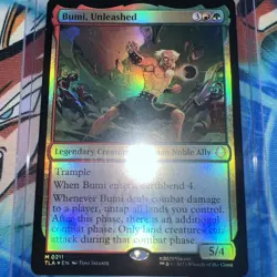 Bumi, Unleashed- Avatar: The Last Airbender- (Foil)(NM) - Image 1