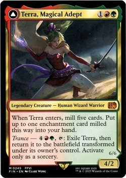 Terra, Magical Adept - 0245 - Final Fantasy - MTG - NM/M - SHIPS NOW - Image 1
