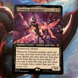 MtG: Spider-Man M #0256 Gwenom, Remorseless (Extended Art non-Foil) - Image 1