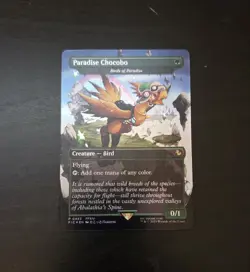 Paradise Chocobo Birds of Paradise 483 Borderless With Chocobo Track Land Foils - Image 2