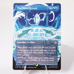 The Water Crystal Borderless Regular 333 Final Fantasy FIN MTG NM See Video - Image 1
