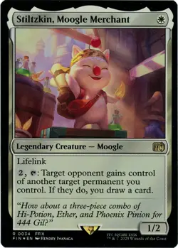 Stiltzkin, Moogle Merchant - 0034 - Foil - Final Fantasy MTG - NM/M - Image 1