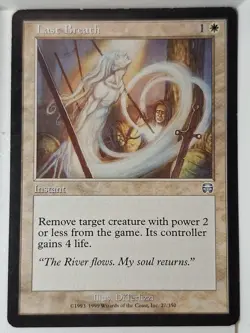 Last Breath - Mercadian Masques - Magic the Gathering MTG Nice! - Image 1