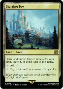 Starting Town - 0289 - Foil - Final Fantasy MTG - NM/M - Image 1
