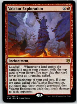 Zendikar Rising MTG Foil Valakut Exploration - Image 1