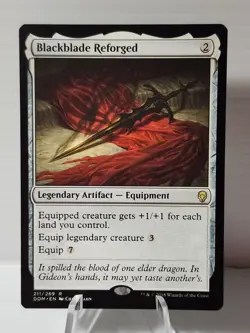 x1 Blackblade Reforged NM 211 DOM Dominaria MTG Magic The Gathering - Image 1