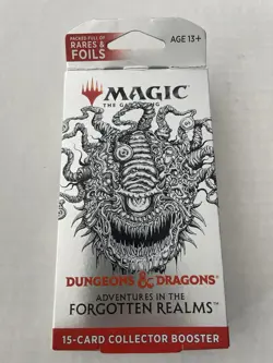 MtG Adventures in the Forgotten Realms (AFR) 15 Card Collector Booster Pack - Image 1