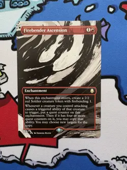Firebender Ascension x1 Mtg Borderless Scene Avatar: The Last Airbender - Image 1