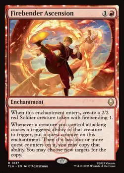 Firebender Ascension - MTG TLA Avatar: The Last Airbender - NM/MINT - Image 1