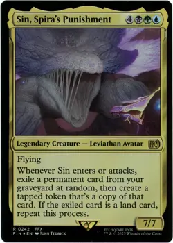 Sin, Spira's Punishment - 0242 - Foil - Final Fantasy MTG - NM/M - Image 1