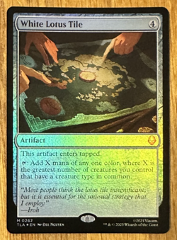 MTG Avatar: The Last Airbender, White Lotus Tile - Foil - Image 1