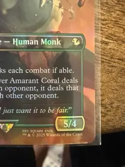 MTG Amarant Coral [Borderless] Final Fantasy FIC 0457 Rare Group Slug NM - Image 3