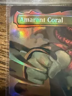MTG Amarant Coral [Borderless] Final Fantasy FIC 0457 Rare Group Slug NM - Image 5