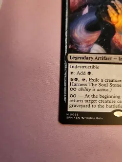 1x - The Soul Stone - #66 - Marvel's Spider-Man - NM MTG (Non Foil) - Image 2