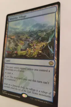 Magic The Gathering. Mistrise Village. Tarkir: Dragonstorm Foil. Mint Condition - Image 3
