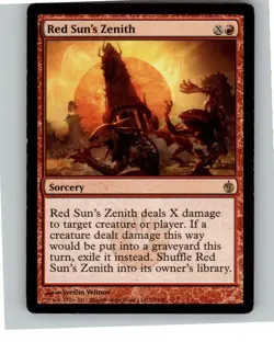 MTG Red Sun's Zenith R Mirrodin Besieged 74 NM Magic The Gathering - Image 1