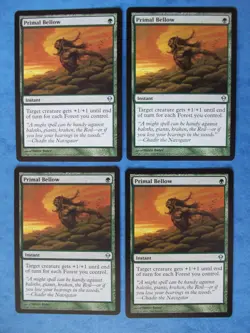 MTG Magic the Gathering PRIMAL BELLOW ZENDIKAR NM X4 ACTUAL PICTURES - Image 1