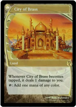 City of Brass (Future Sight) Foil - Mystery Booster 2 (MB2) MTG - NM/M - Image 1