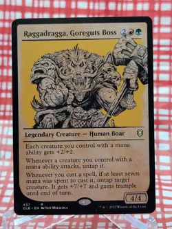 ?Raggadragga, Goreguts Boss (Showcase) Near Mint Commander Legends: Battle for B - Image 1