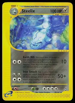 Pokemon Card - Steelix Aquapolis 35/147 Rare Non Holo - Image 1