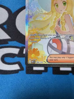 Lillie's Determination SIR 184/132 Mega Evolution Pokemon English MINT - Image 3