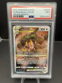 REGIGIGAS VSTAR #GG55 PSA 9 2023 Pokemon SWSH Crown Zenith Mint - Image 1