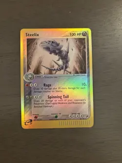 Pokemon TCG Steelix Reverse Holo eReader 23/100 EX Sandstorm 2003 PSA 9 Mint - Image 1