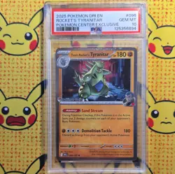 Destined Rivals - Team Rocket's Tyranitar 096/182 Pokemon Center - PSA 10 - Image 1