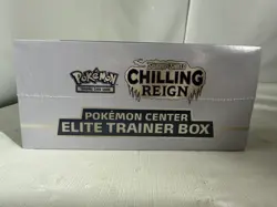 Pokemon TCG Chilling Reign SWSH06 Pokemon Center Elite Trainer Box Ice Rider ETB - Image 4