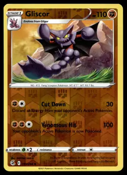 GLISCOR 141/264 UNCOMMON FUSION STRIKE POKEMON - Image 1
