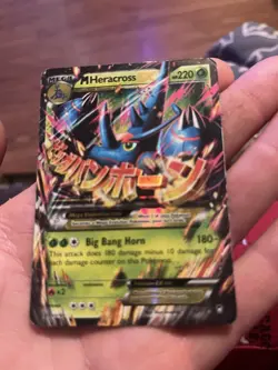 Pokemon TCG M Heracross EX 5/111 XY Furious Fists Ultra Rare Heavily Played - Image 1