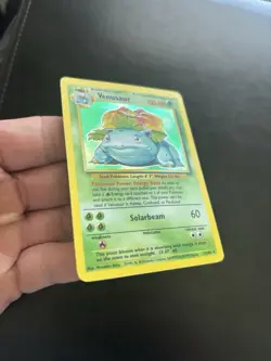 Venusaur 015/102 Base Set Holo LP/MP CLEAN FRONT 1999 Pokemon - Image 3
