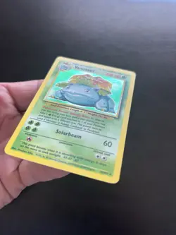 Venusaur 015/102 Base Set Holo LP/MP CLEAN FRONT 1999 Pokemon - Image 4