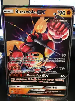 Buzzwole GX SM69 Jumbo Pokemon Black Star Promo - Image 1