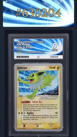 Pokemon TCG Jolteon Gold Star 101/108 ACE 9 World Championship Deck - Image 3
