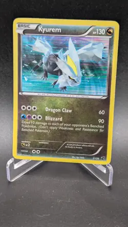 Pokemon TCG English Dragon Vault Secret Rare Card Kyurem Holo 21/20 - Image 1