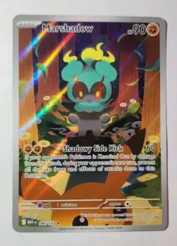 Pokemon TCG Mega Evolution Marshadow 146/132 Illustration Rare NEAR MINT - Image 1