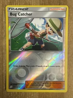 Bug Catcher 189/236 S&M Unified Minds REVERSE HOLO NM Pokemon - Image 1