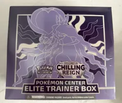 Pokemon TCG Chilling Reign SWSH06 Pokemon Center Elite Trainer Box Shadow Rider - Image 1