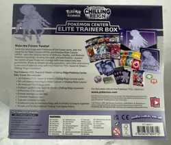 Pokemon TCG Chilling Reign SWSH06 Pokemon Center Elite Trainer Box Shadow Rider - Image 2