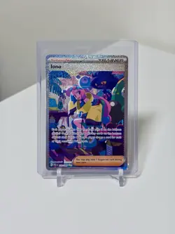 Iono - 237/091 - Pokemon Paldean Fates Special Illustration Rare Card NM - Image 1