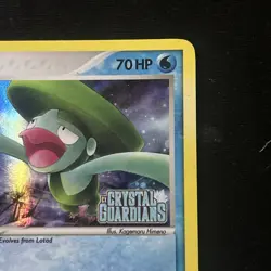 Pokemon - Lombre 37/100 - EX Crystal Guardians - STAMPED Reverse HOLO - 2005 LP - Image 3