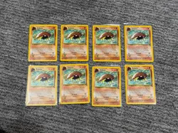 8x Kabuto Fossil Regular Pokemon Card 50/62 LP/NM - Image 1