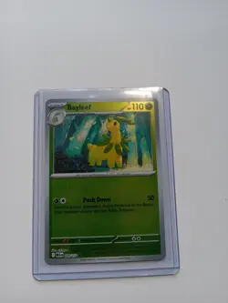 Bayleef 009/132 Reverse Holo Mega Evolution NM Pokemon Card - Image 1