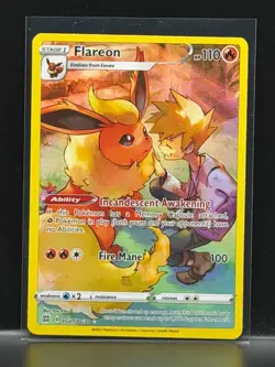 Flareon Trainer's Gallery TG01/TG30 SWSH09: Brilliant Stars Pokemon - Image 1