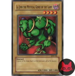 Yugioh La Jinn the Mystical Genie of the Lamp SDK-026 Common NM - Image 1