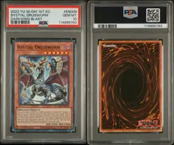 2022 Yu-Gi-Oh! Bystial Druiswurm DABL-EN008 Darkwing Blast 1st Ed. PSA 10 POP: 3 - Image 1