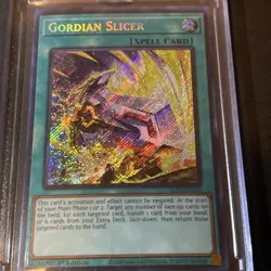 Yugioh! Gordian Slicer - ALIN-EN066 - Secret Rare - 1st Edition Near Mint, Engli - Image 1