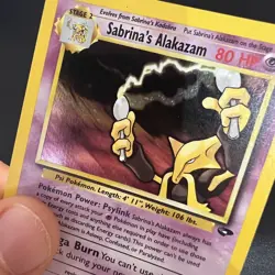 Pokemon Card Sabrina's Alakazam Holo 16/132 Gym Challenge ENG Inglese EXC/NM - Image 2