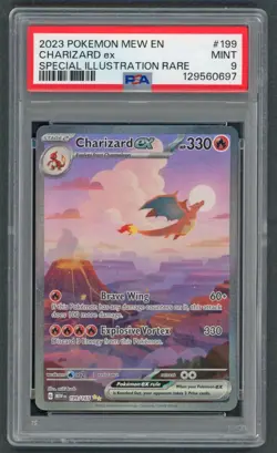 Pokemon Cards - PSA 9 Charizard Ex 199/165 - 151 SIR - MINT - PSA9 - Image 1